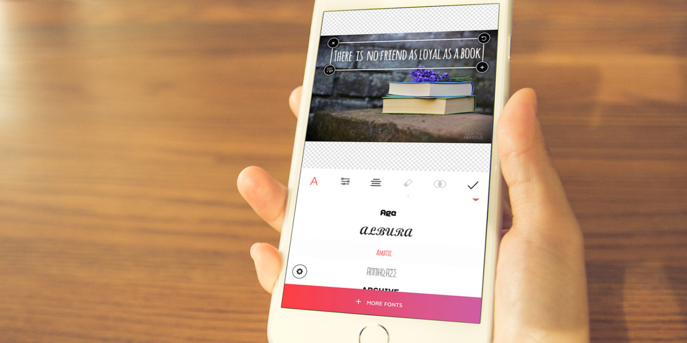 Review Font Candy Photo Editor Create beautiful designs in seconds
