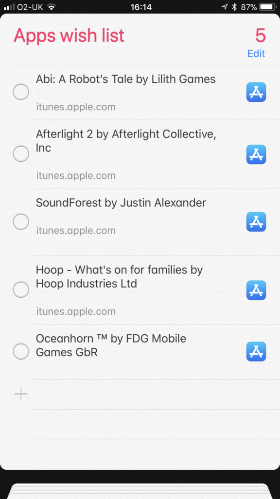 App Store Wish List how to keep track of apps and games TapSmart