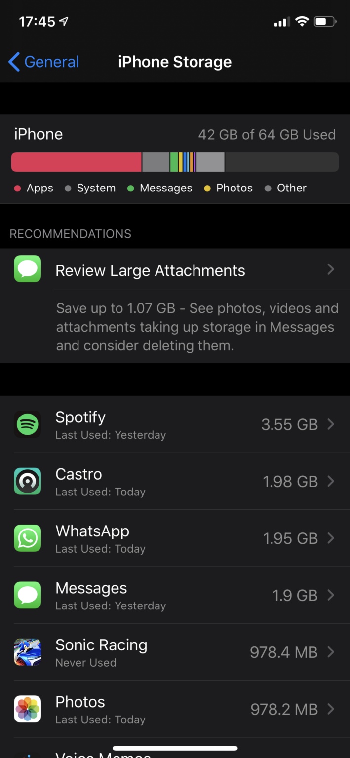 Clear your device tackle your 'other' storage space TapSmart