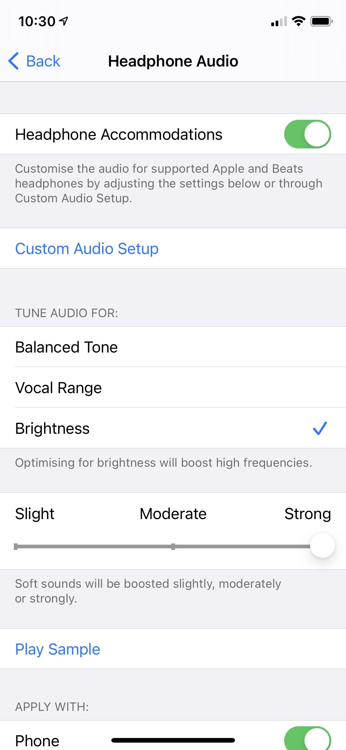 Headphone your audio to your ears TapSmart