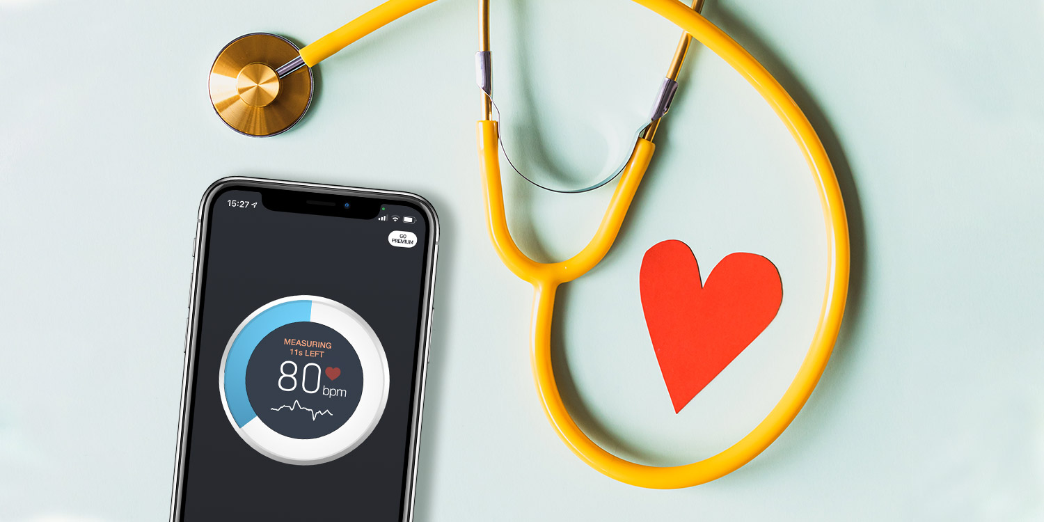 how to measure my heart rate on iphone