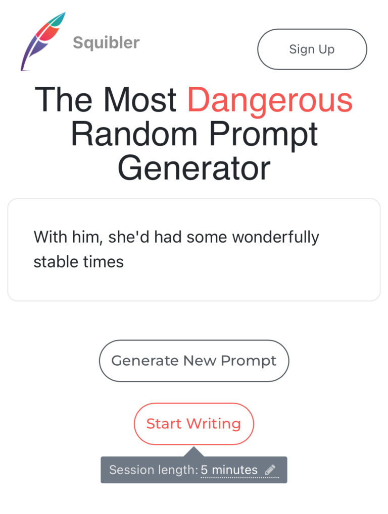 Writer's block? Try the Most Dangerous Writing App - TapSmart