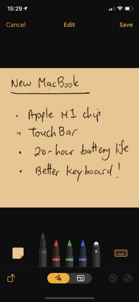 Post-its – from real scribbles to digital notes - TapSmart