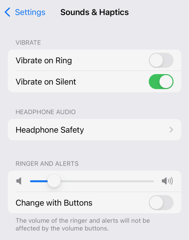How to separately control the volume of ringtones, alarms, and media