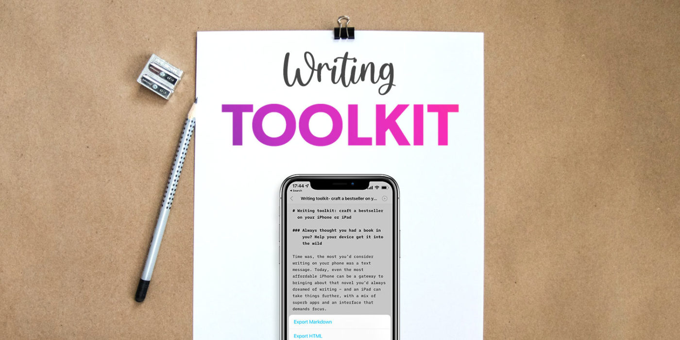 Writing Toolkit craft a bestseller on your iPhone or iPad TapSmart