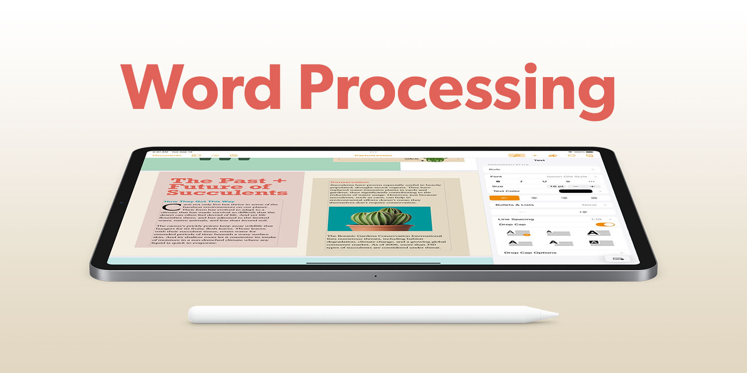 Word Processing Apps – which is the best for iPhone and iPad?