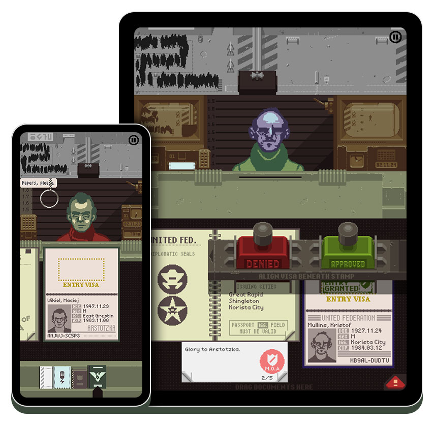 The Brilliant 'Papers, Please' Is Out Now on iPhone and Android