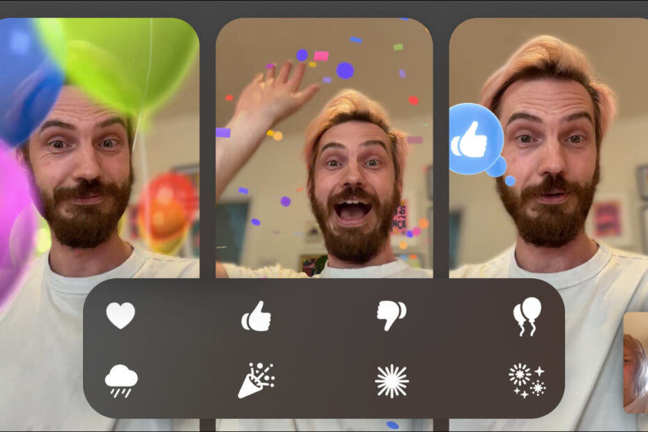 FaceTime Reactions Fun Animations For Your Video Calls TapSmart