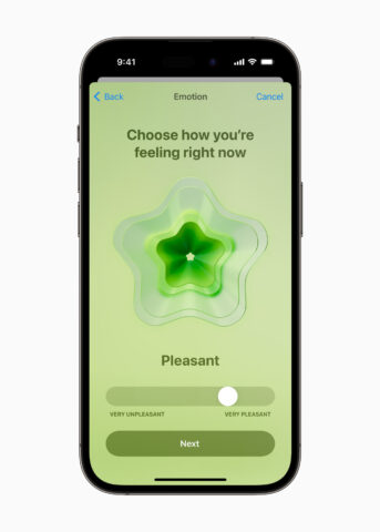 iPhone mood tracking