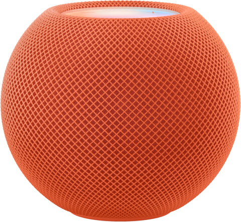 Small but perfectly formed: Apple’s fruit-sized speaker.