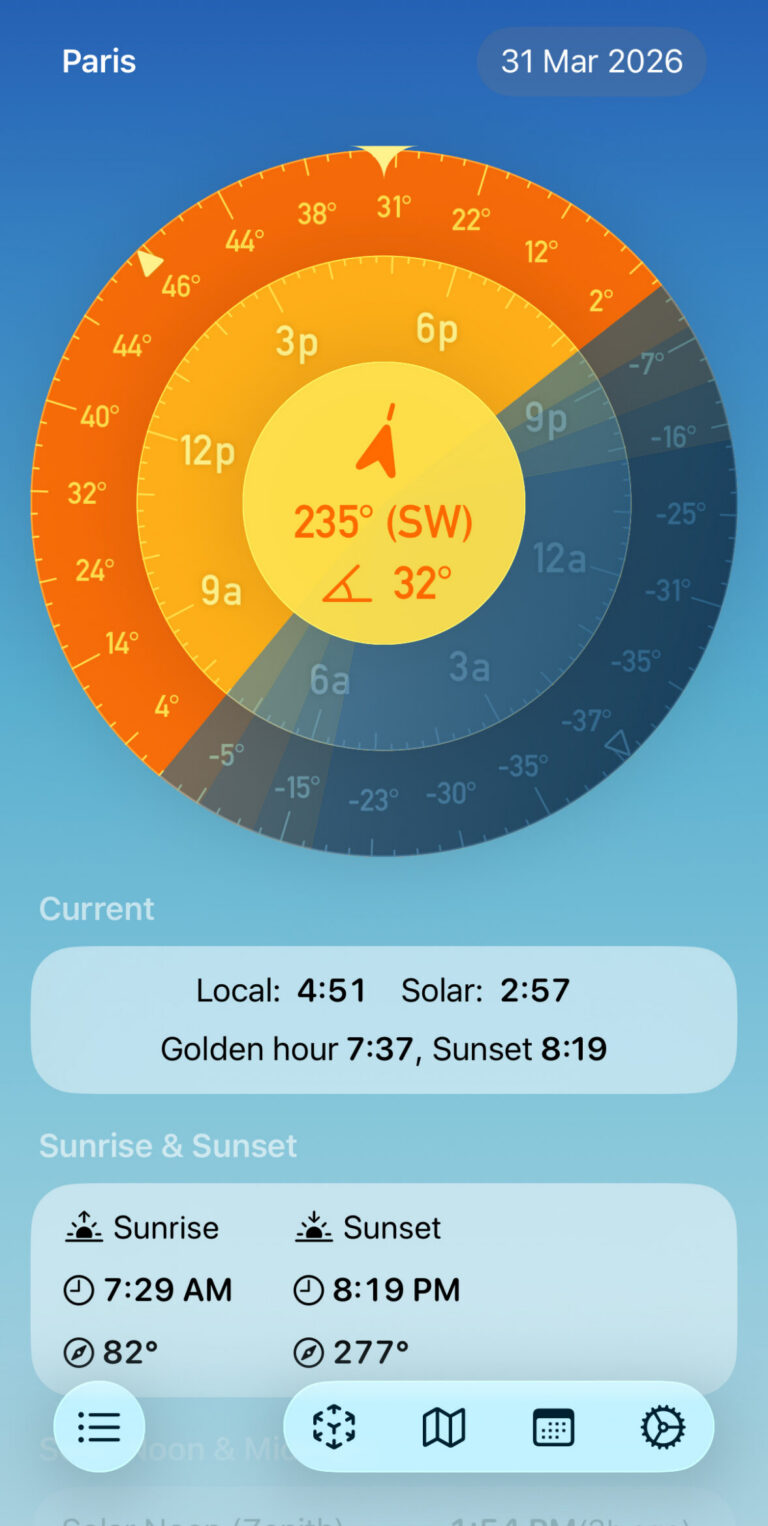 Daylight Tracking Keep tabs on the sun with the best daylight trackers for iPhone - TapSmart