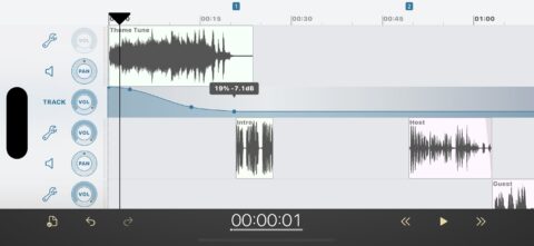 The latest version of Ferrite, on iPhone.