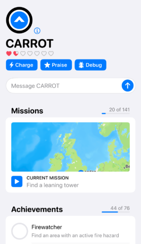 Carrot Weather games