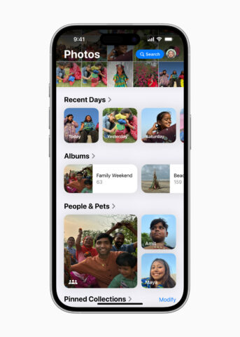 Photos in iOS 18