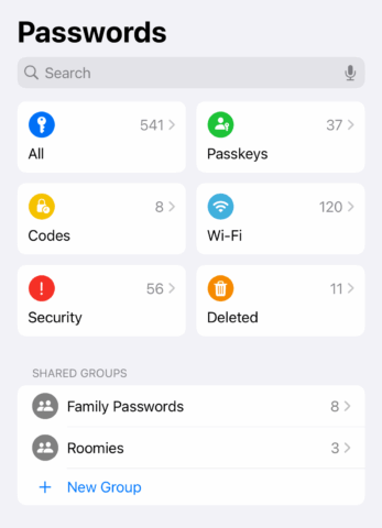 Apple Passwords
