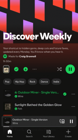 Spotify Discover Weekly