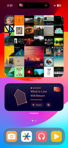 My iPhone “Music” Focus.